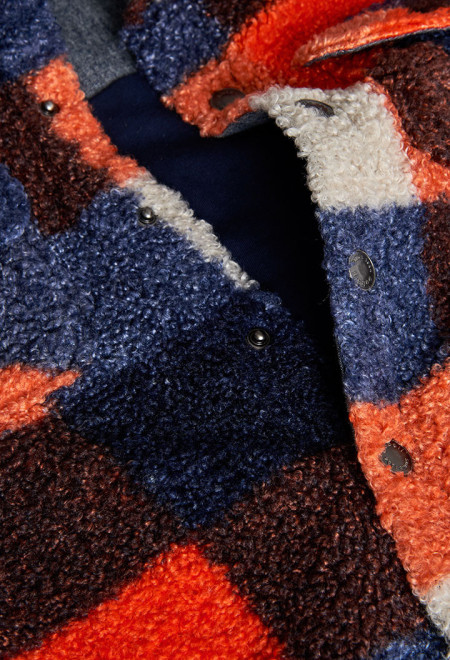 Jackenhemd Frotteeoptik kariert Boboli2